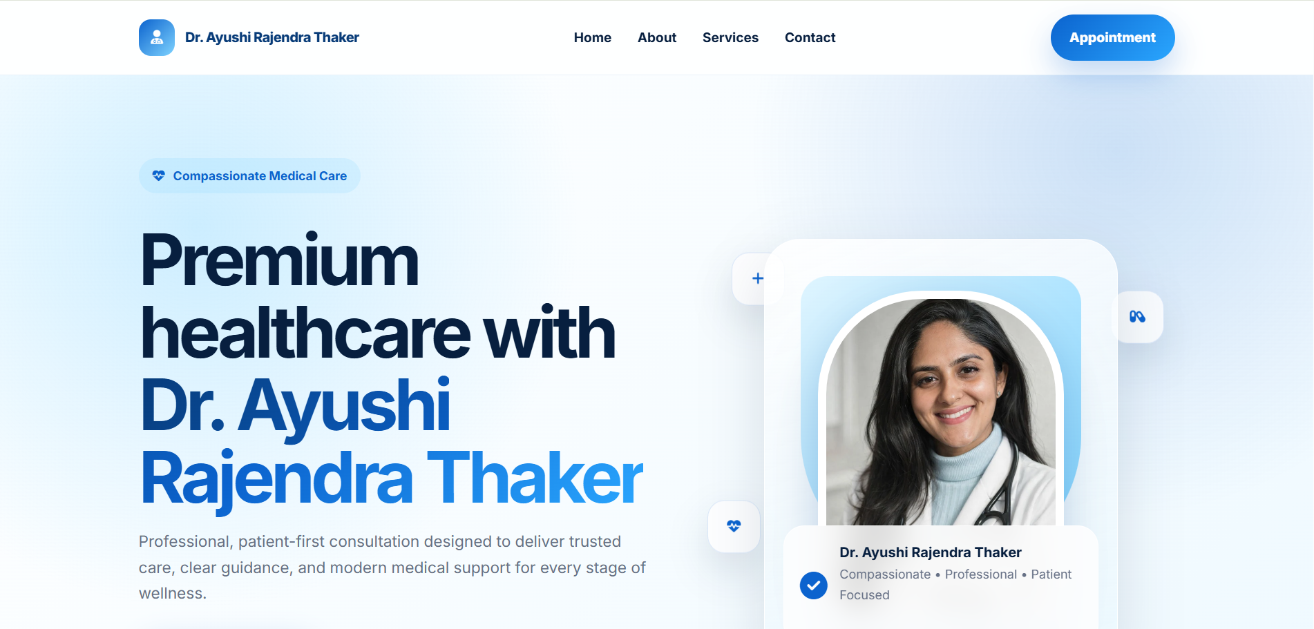 Healthcare Website